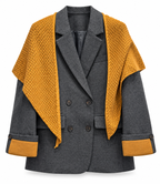 BLAZER W SCARF
