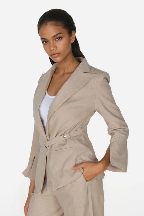 Beige Suit Set