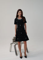 STRASSED SHORT DRESS