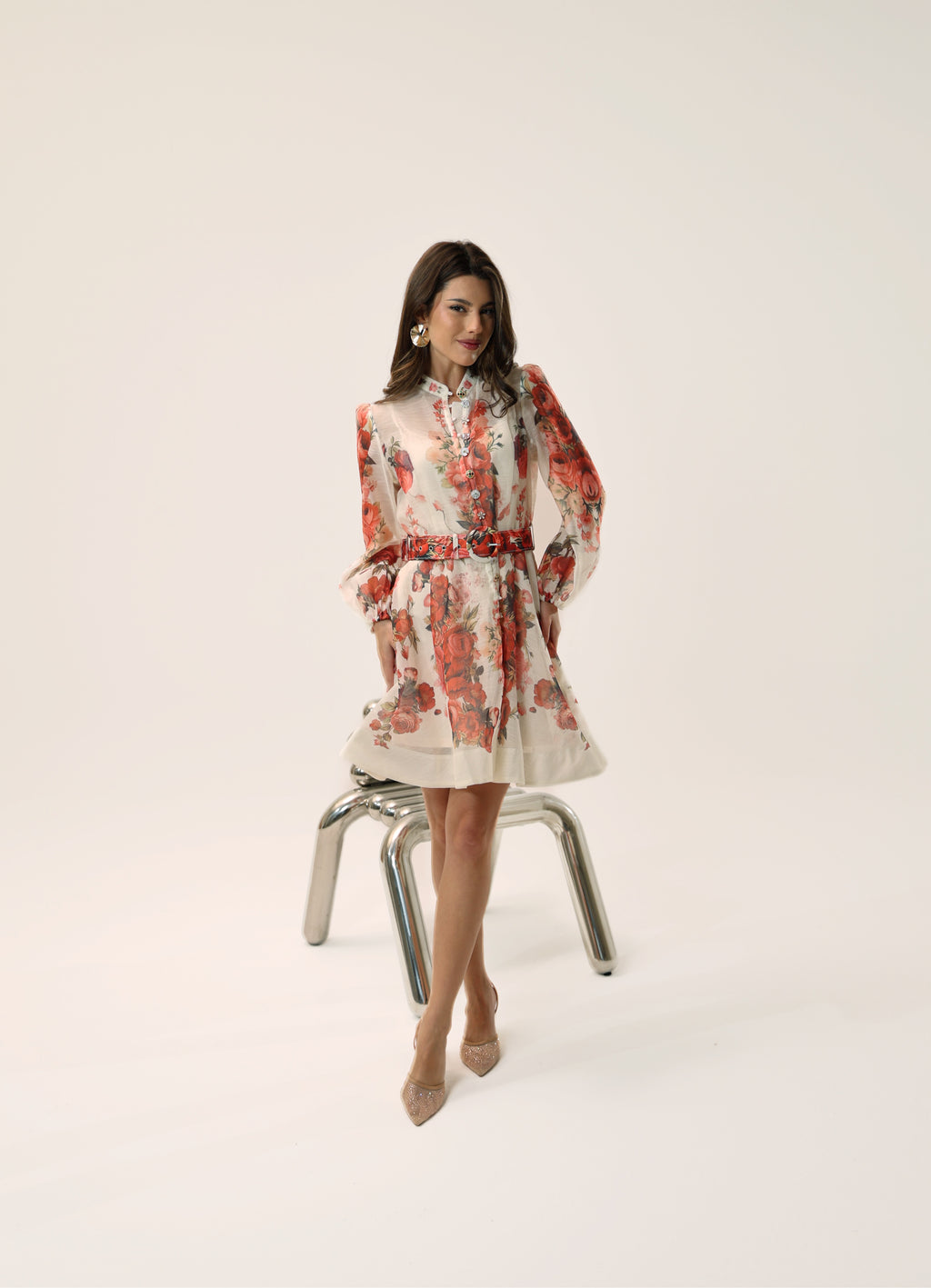 FORAL SHORT DRESS 2990