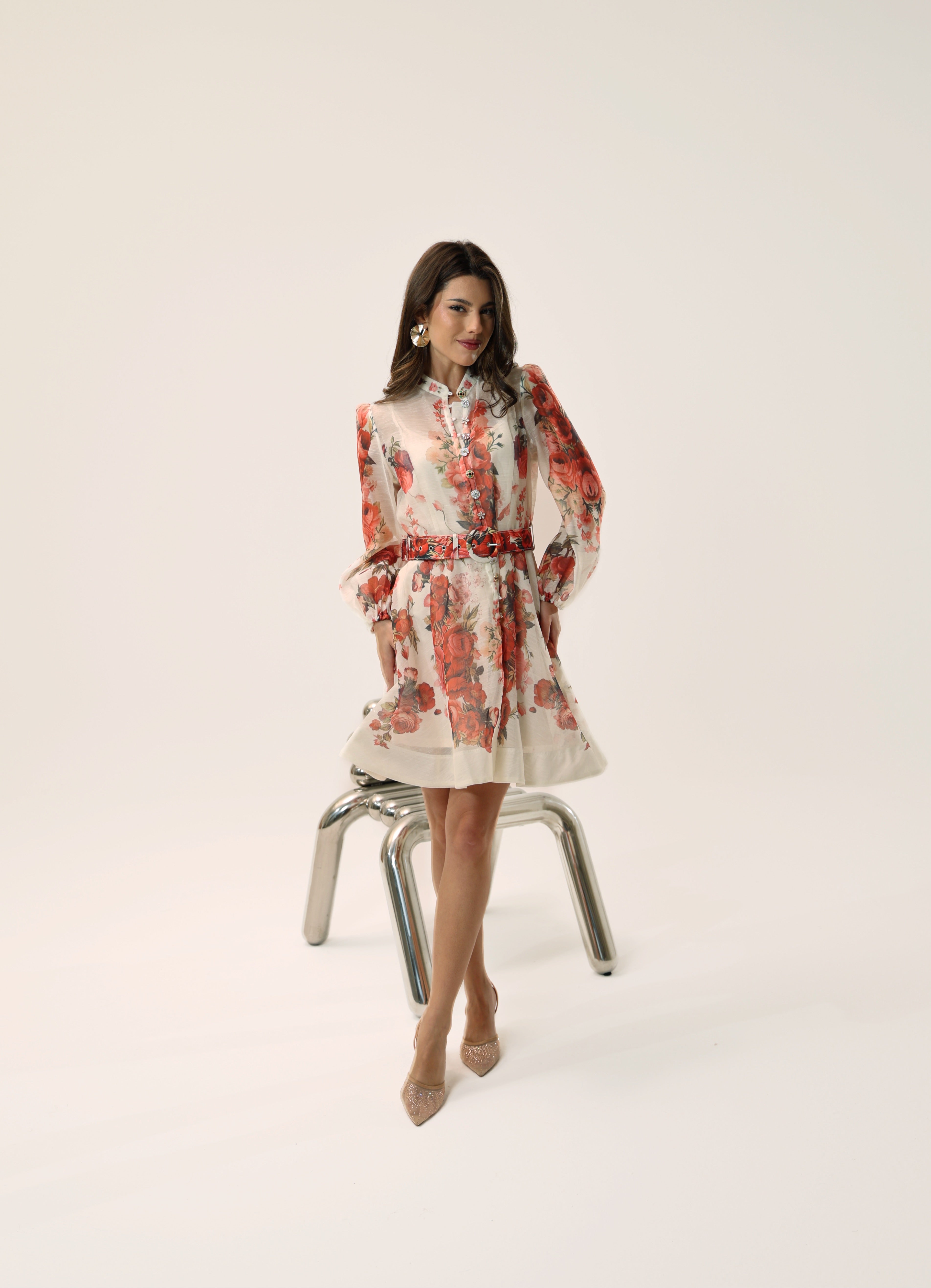 FORAL SHORT DRESS 2990