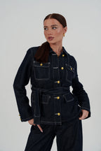 Denim Set – Gold Detail