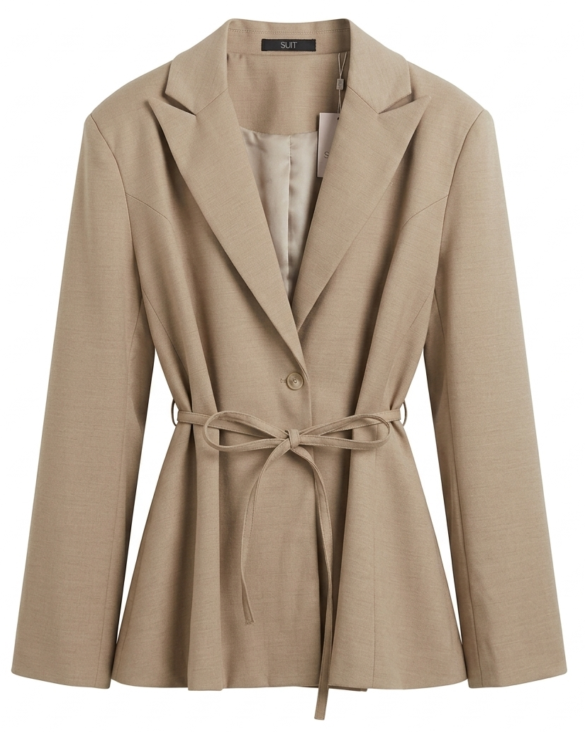 BASIC BLAZER DARK BEIGE 939