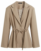 BASIC BLAZER DARK BEIGE 939