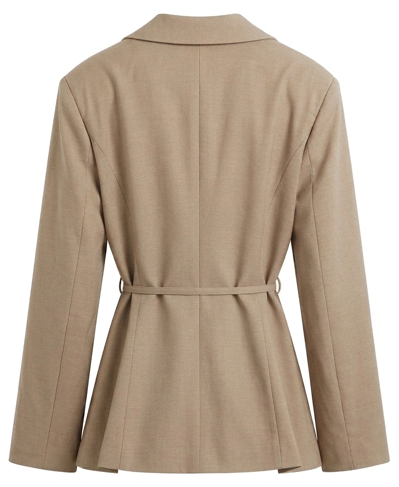BASIC BLAZER DARK BEIGE 939