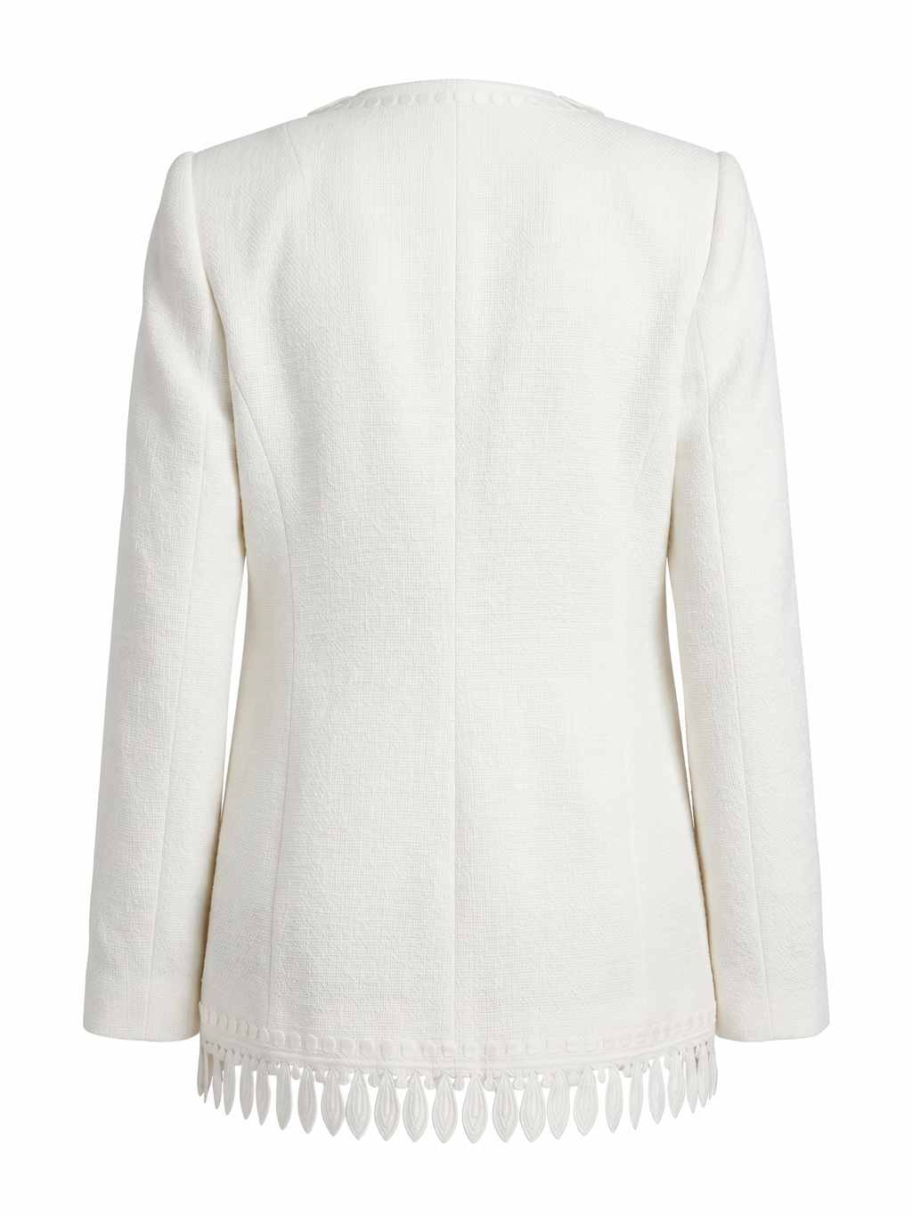 BLAZER WITH FEATHER STYLE