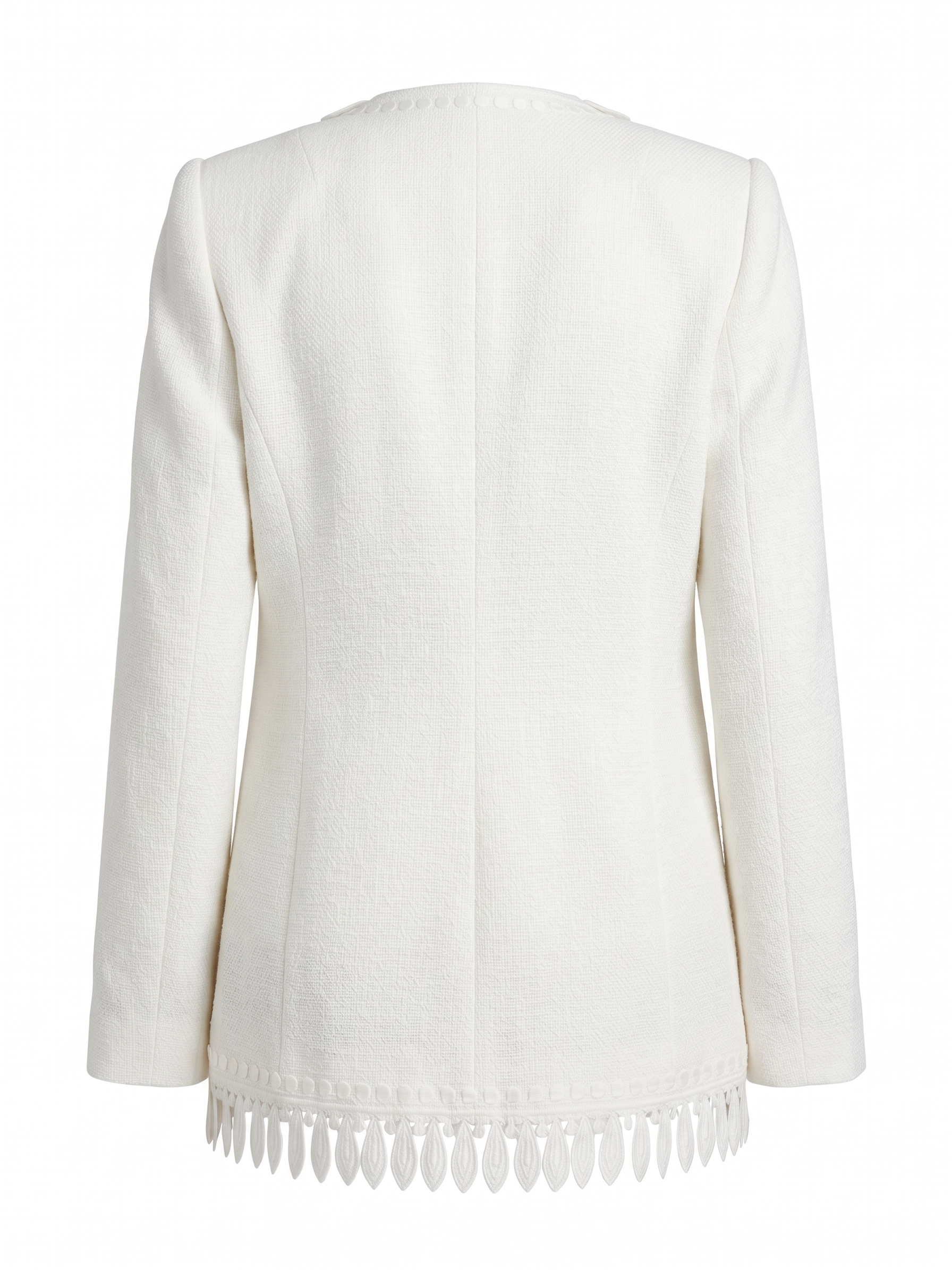 BLAZER WITH FEATHER STYLE