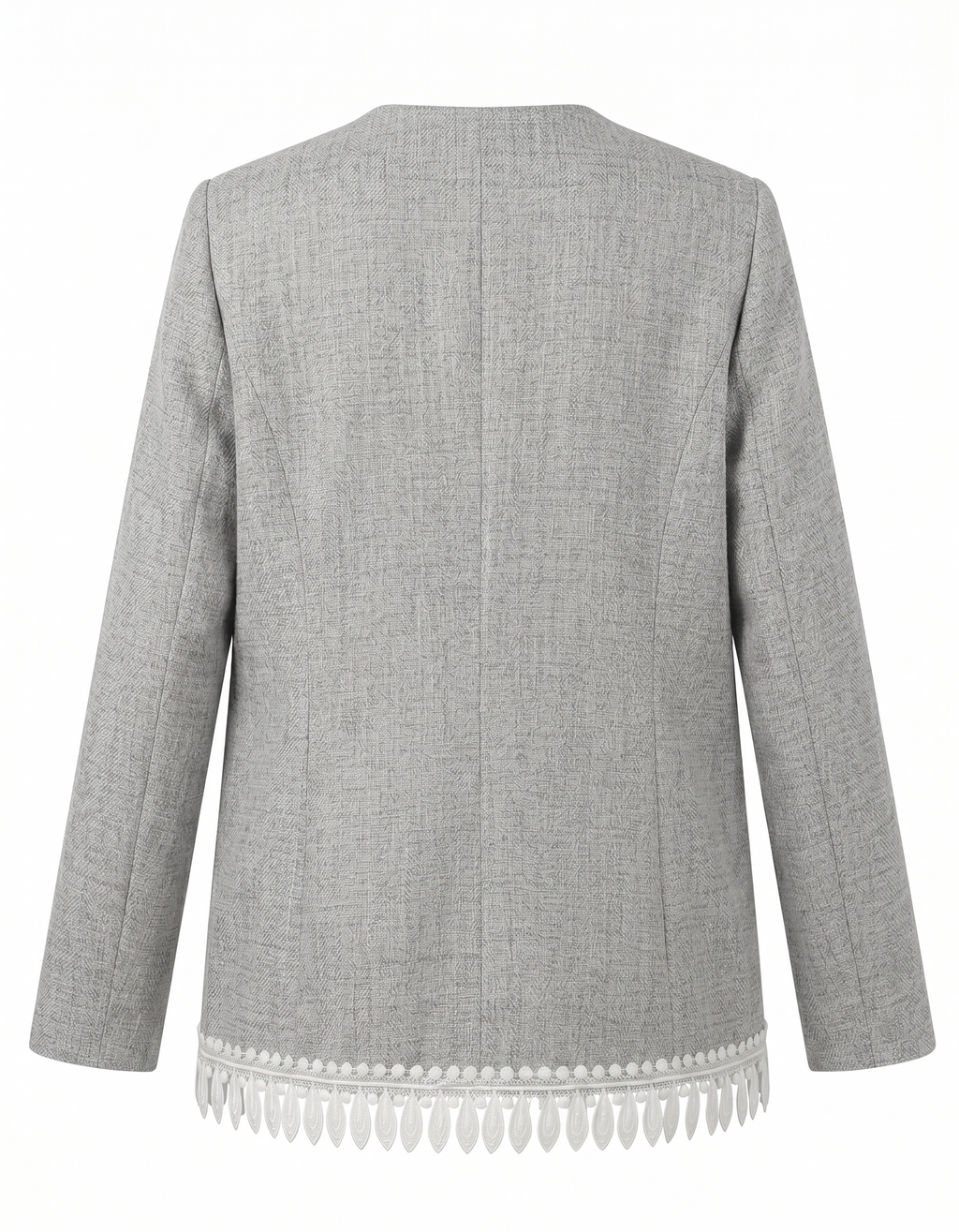 BLAZER WITH FEATHER STYLE