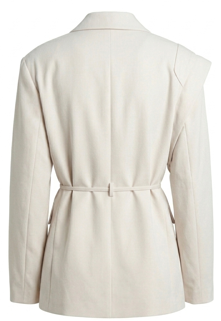 Blazer wit belt.