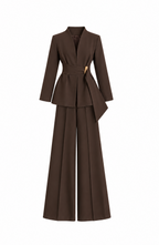 suit with belt 100028