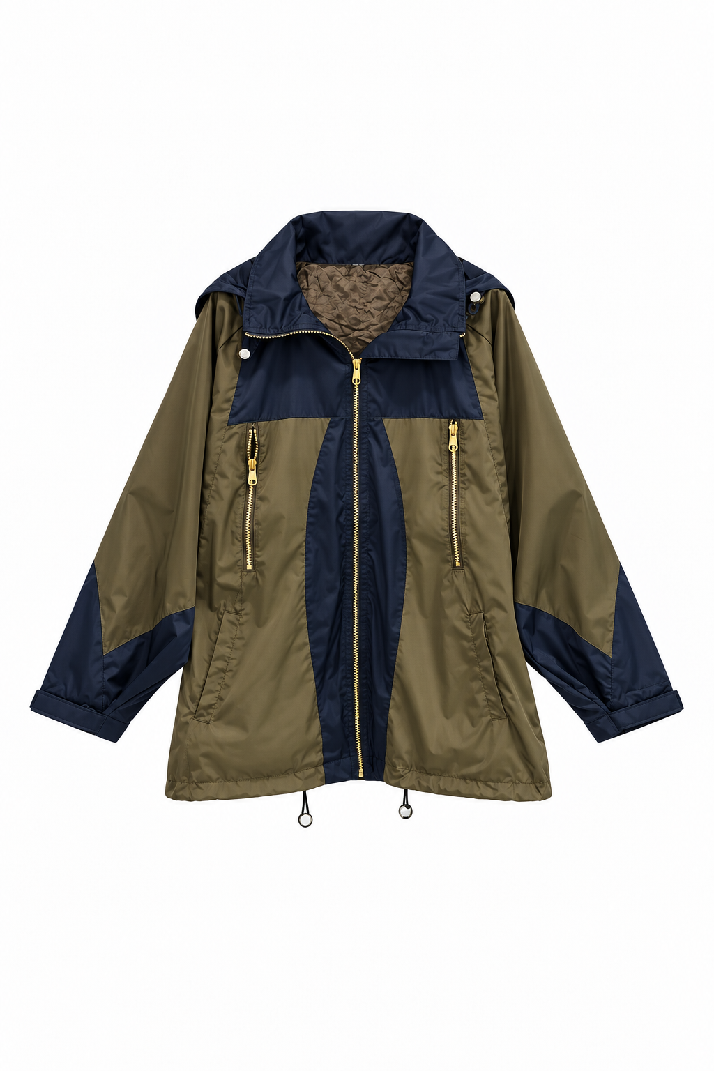 Women's Brown Zip Bomber Jacket – 100025