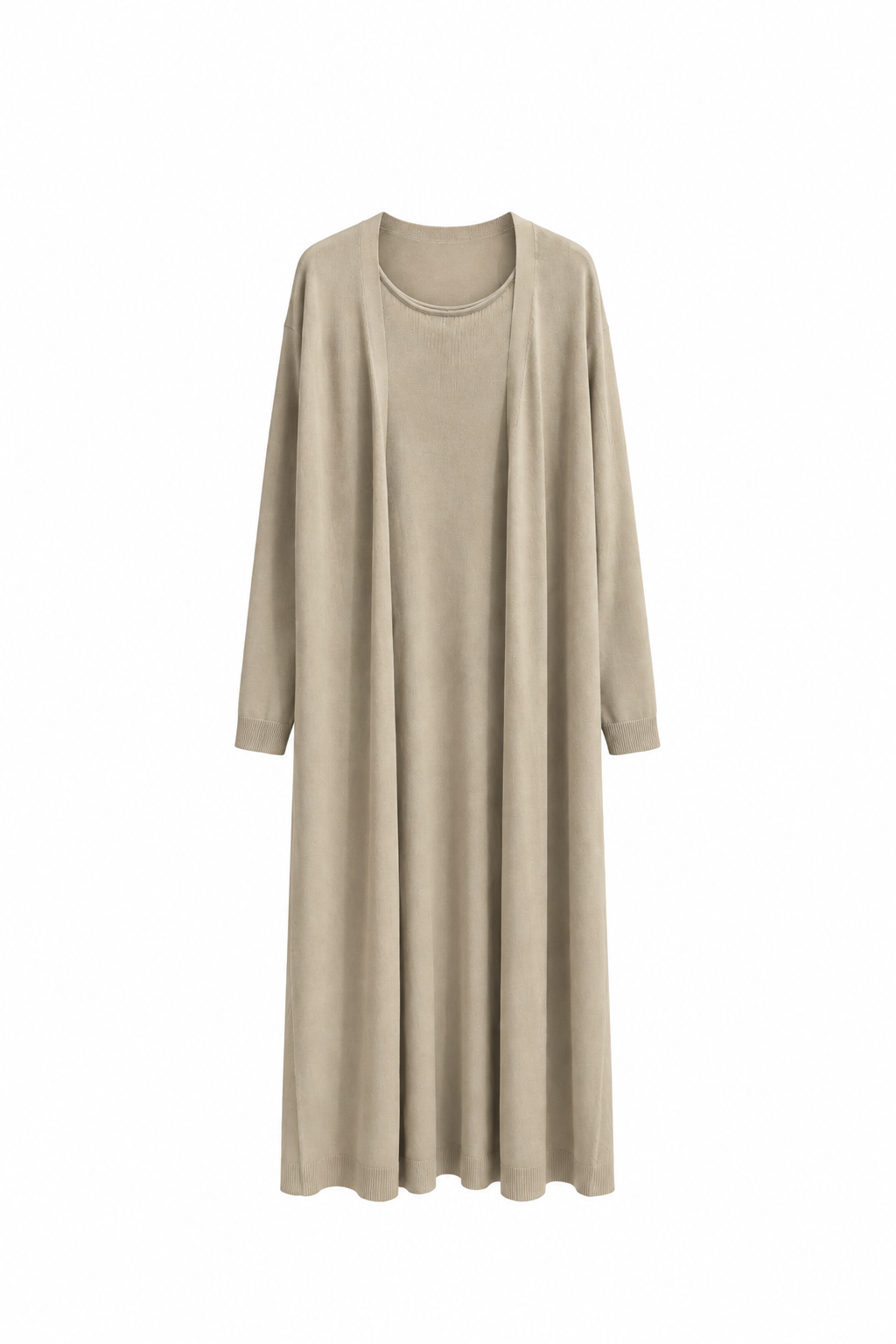 Women's Long Jacket with Inner Top