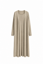 Women's Long Jacket with Inner Top