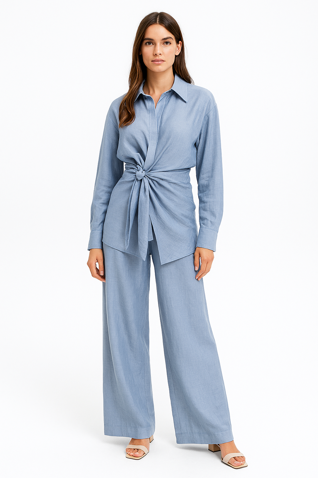 Relaxed Tie-Waist Co-Ord Set