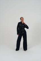 Denim Set – Gold Detail