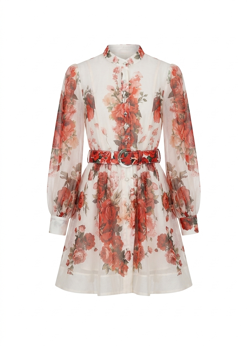 FORAL SHORT DRESS 2990