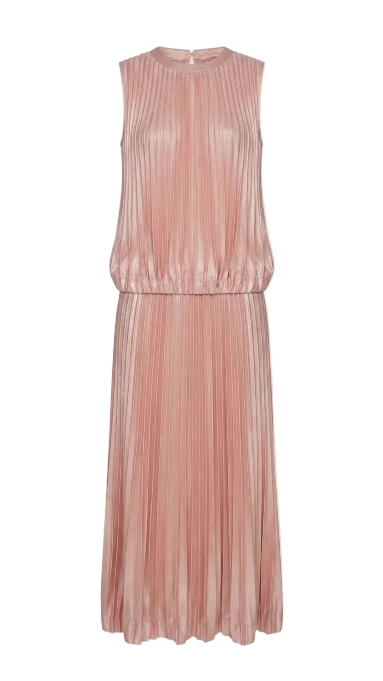 Pleated Sleeveless Top & Skirt 8060