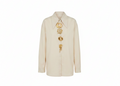 Basic Shirt with Gold Brooch 2608