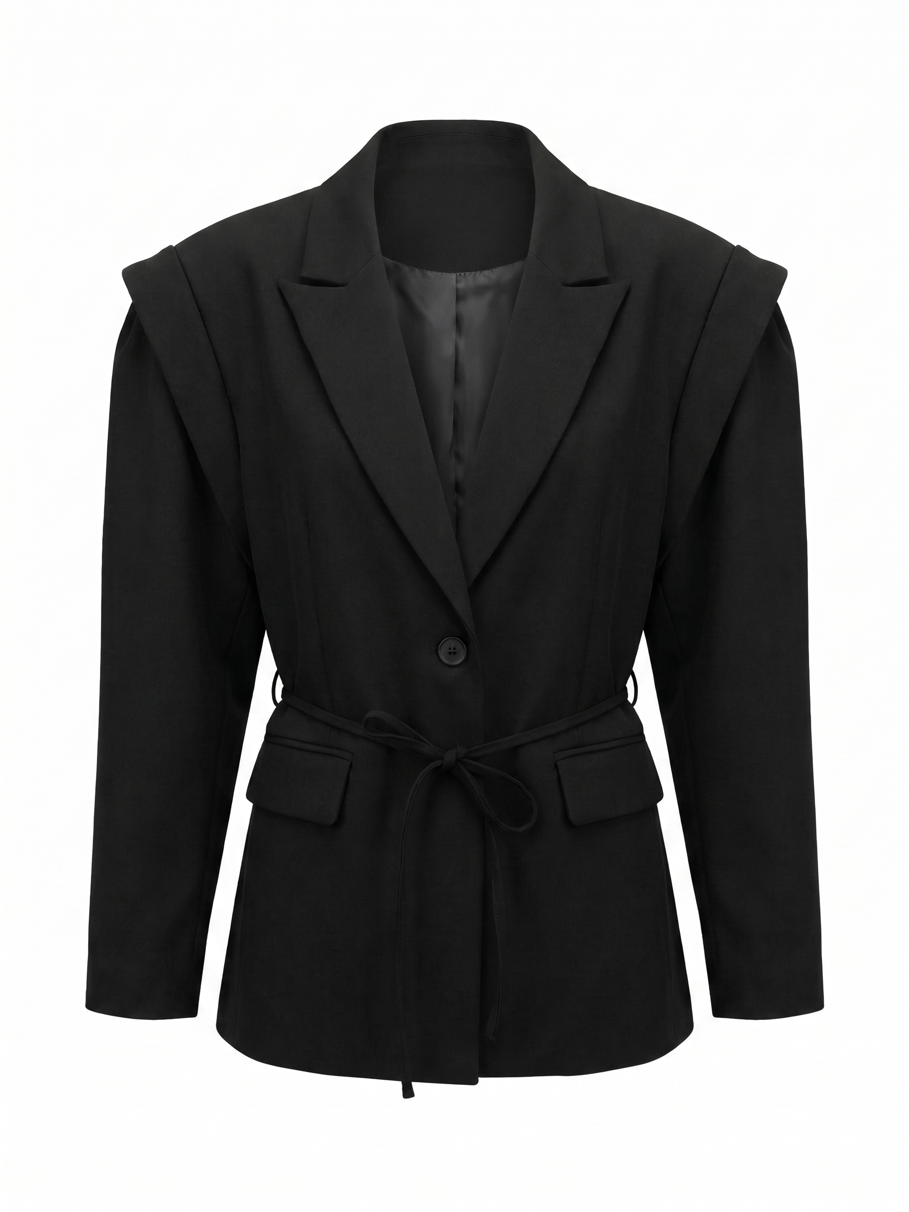 Blazer wit belt.
