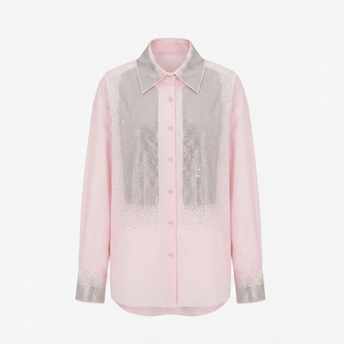 Basic Shirt with Strass 2530