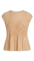 Pleated Top & Skirt 786