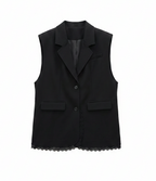 VEST BLK AND GRAY