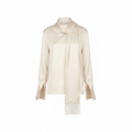 Silk Top with Scarf & Skirt 697