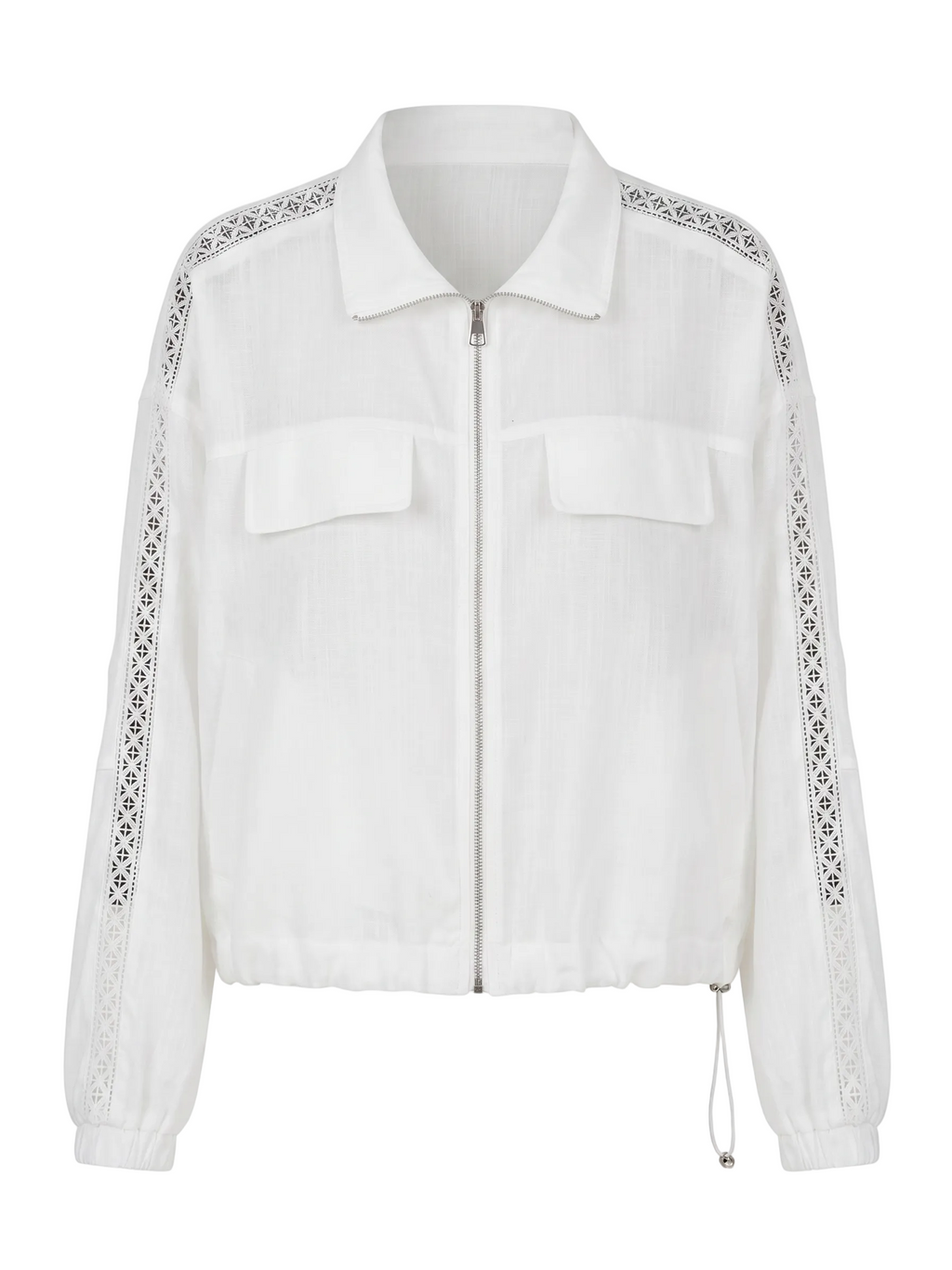 LINEN SHORT TRENCHCOAT 6676