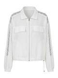 LINEN SHORT TRENCHCOAT 6676