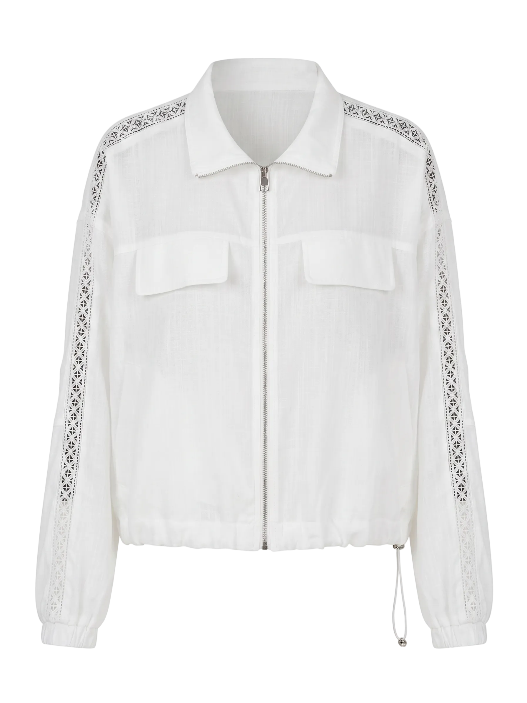 LINEN SHORT TRENCHCOAT 6676