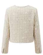 WHITE TWEED JACKET 26006