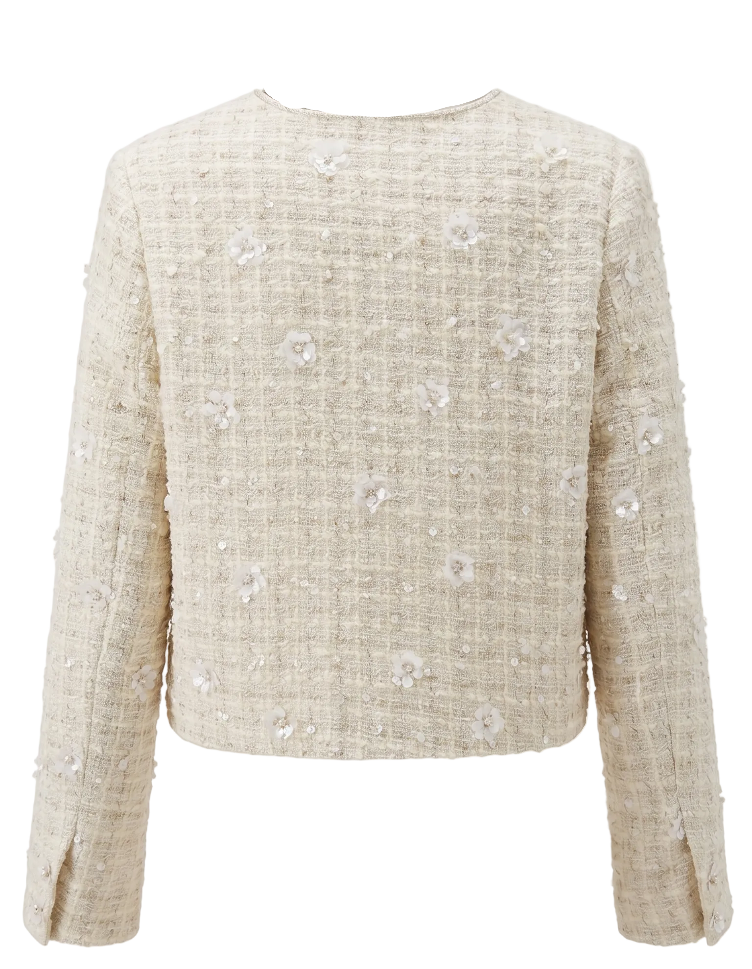 WHITE TWEED JACKET 26006