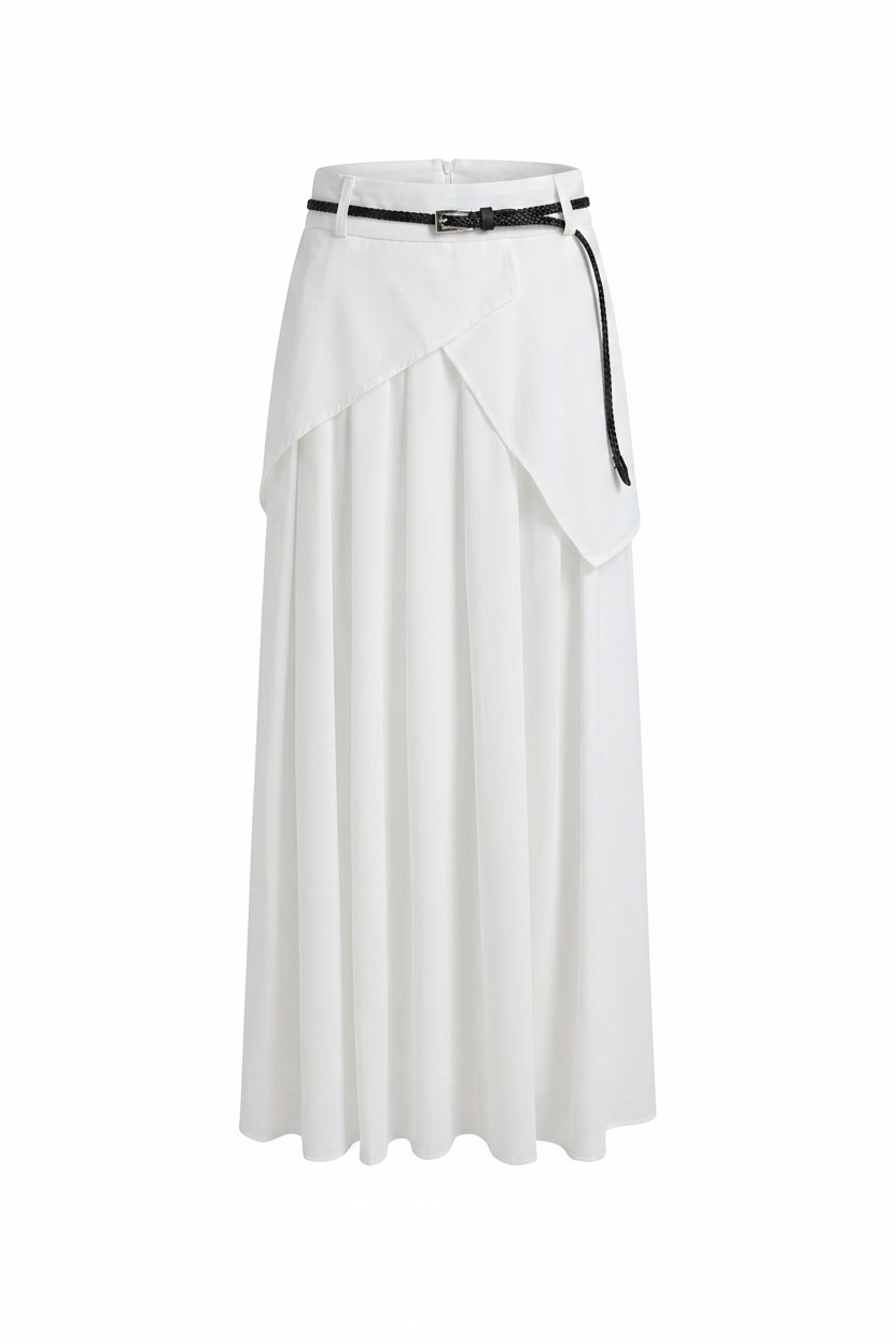 Skirt with Black Belt 9196