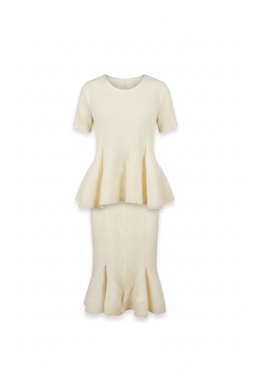 Pleated Top and Skirt 7001