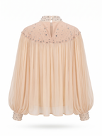 STAIN SHIRT WITH TOP STRASS