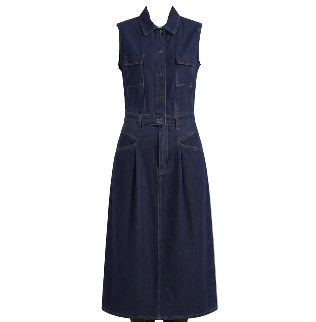 DEMIN SET VEST AND SKIRT