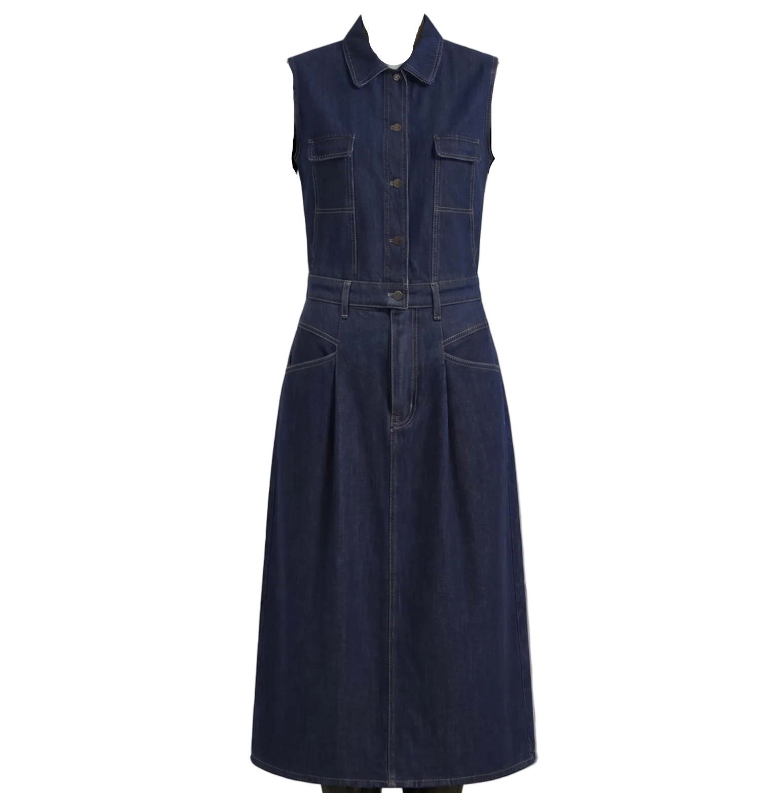 DEMIN SET VEST AND SKIRT
