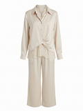 Silk Shirt w/ inner Dantel & Pants 716