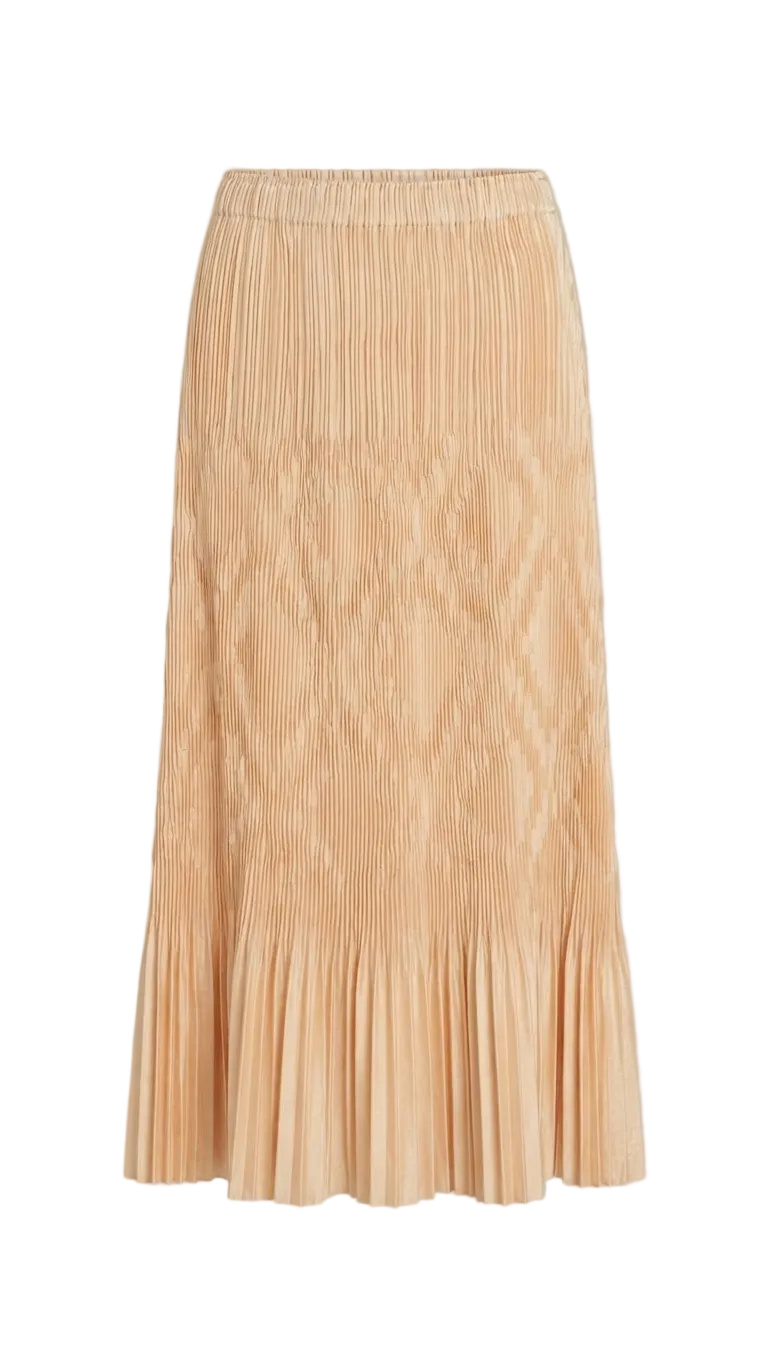 Pleated Top & Skirt 786