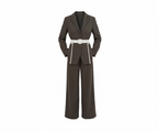 suit set with white belt