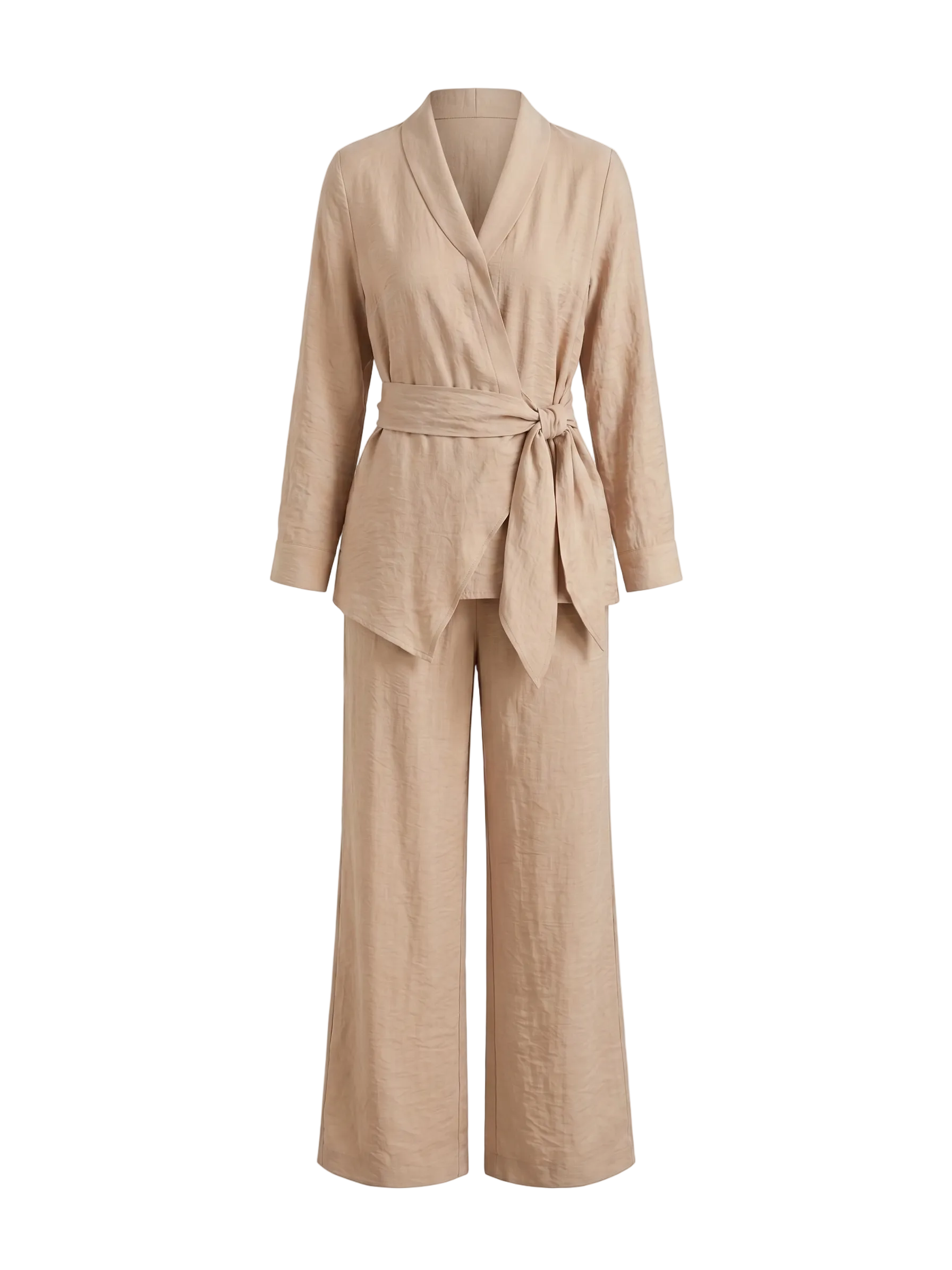 Relaxed Tie-Waist Co-Ord Set
