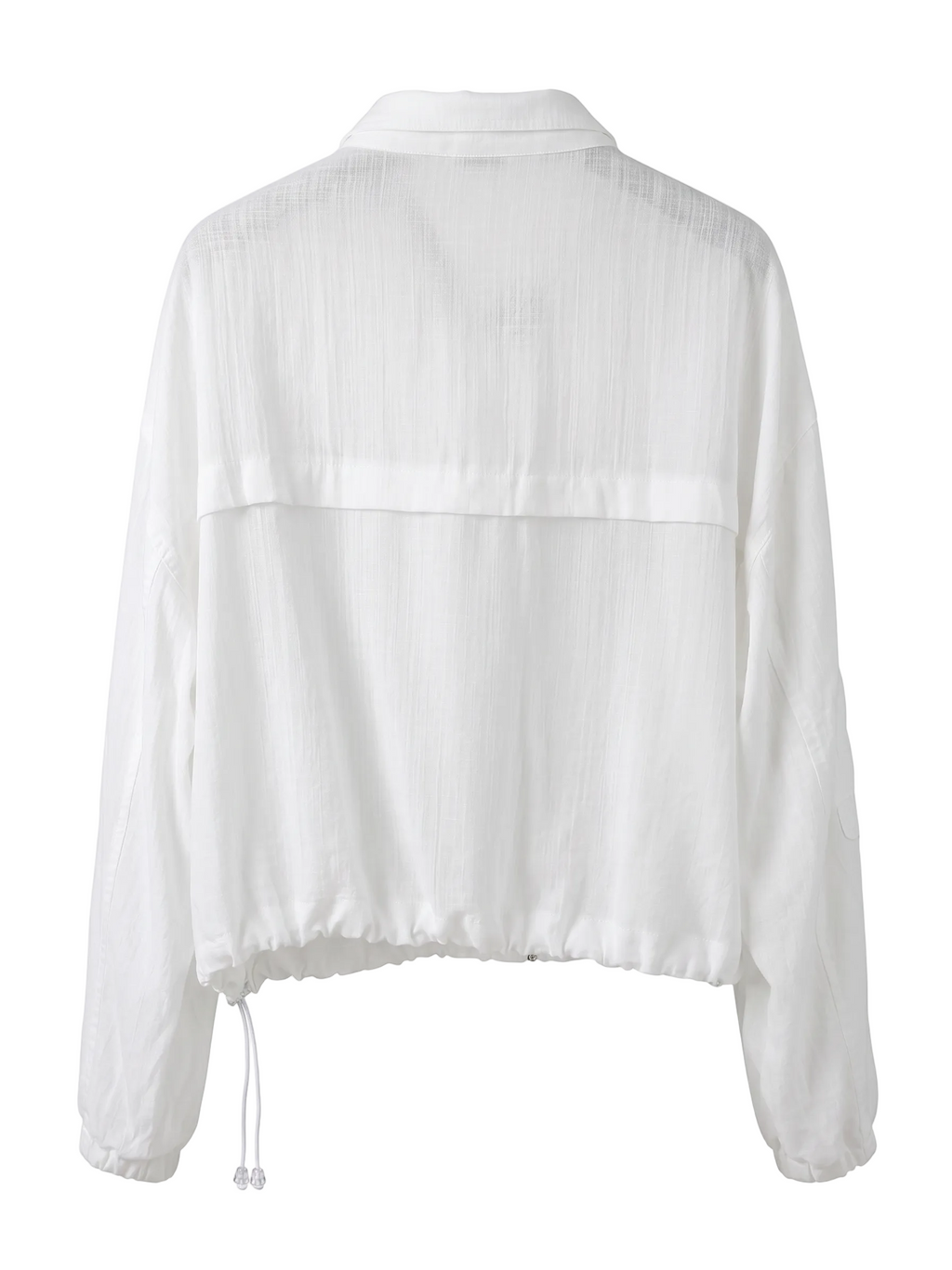 LINEN SHORT TRENCHCOAT 6676