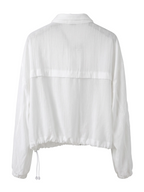 LINEN SHORT TRENCHCOAT 6676