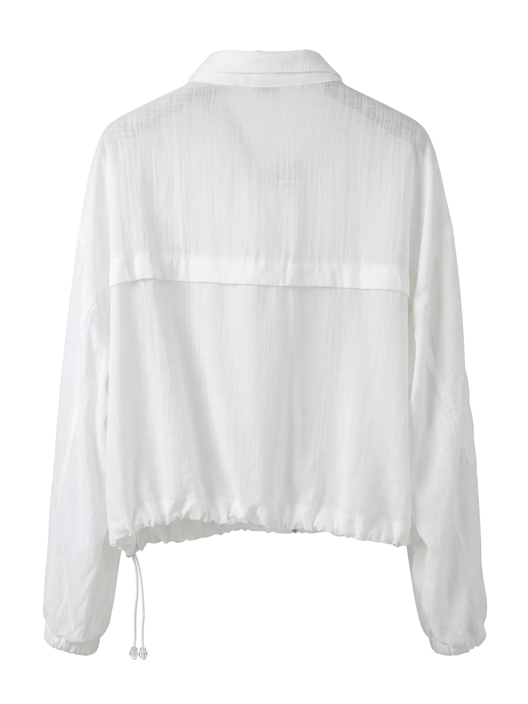 LINEN SHORT TRENCHCOAT 6676
