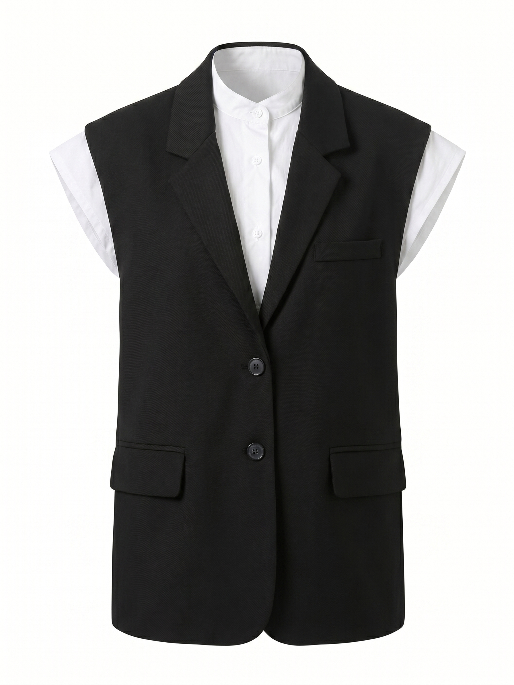 VEST WITH SHIRT 3592