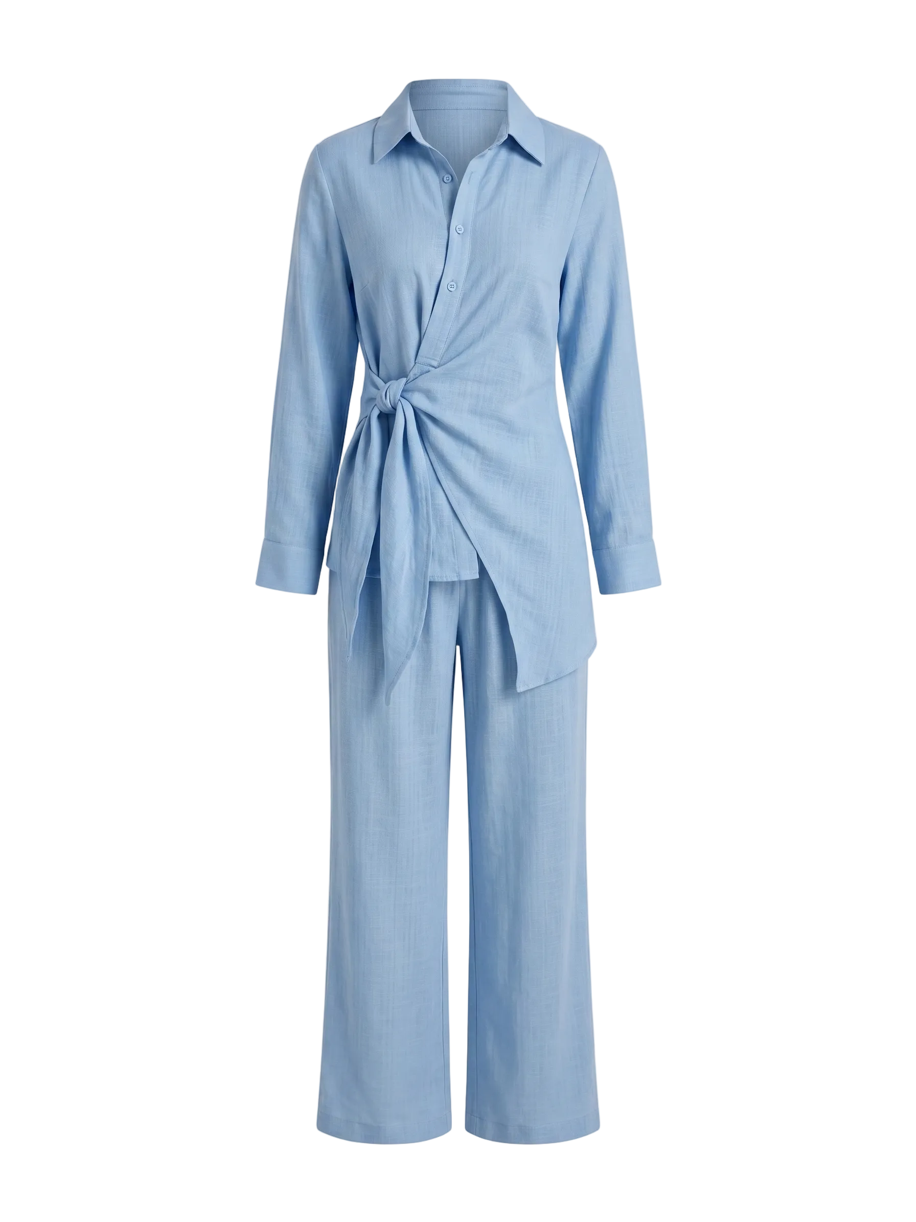 Relaxed Tie-Waist Co-Ord Set