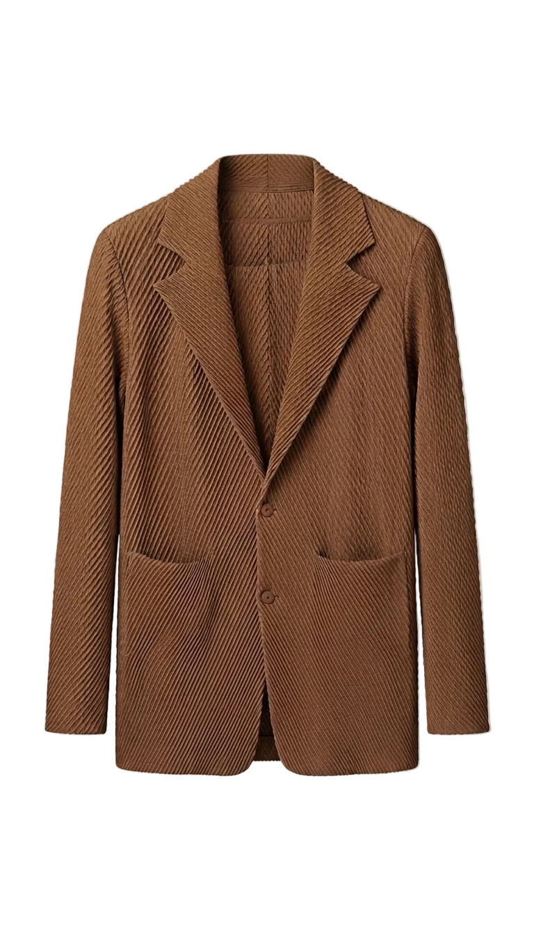 Pleated Jacket w/inner & Pants 160
