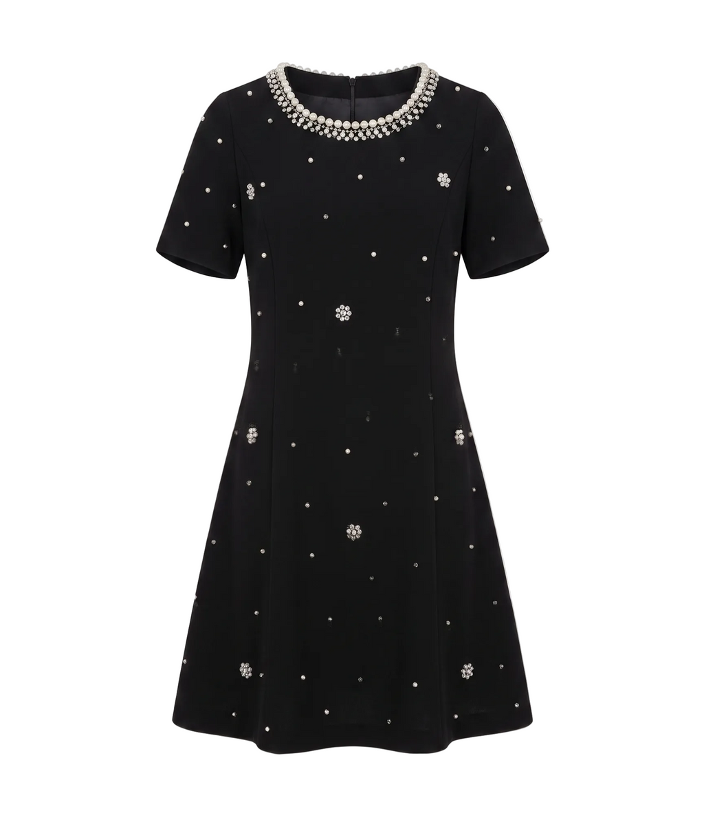 STRASSED SHORT DRESS