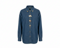 Jeans with Rosegold Brooch 2710
