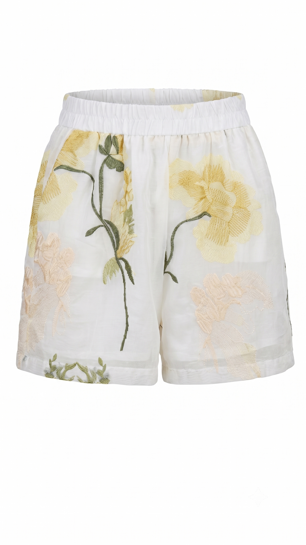 Shirt with yellow flower and short